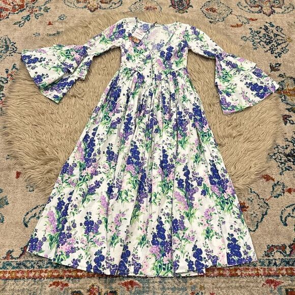 NWT Laura Ashley x Batsheva Bryer Dress size 0 - Picture 10 of 11